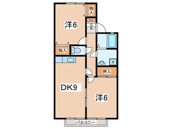 ラークタウンの物件間取画像